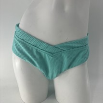 NWOT Seafolly Women’s Sea Dive High Waisted Pant Bikini Bottom Teal Size 12 - £18.61 GBP