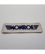 Vintage Monroe NASCAR Uniform Embroidered 3&quot;x1-1/4&quot; Transportation Sew-o... - $16.71