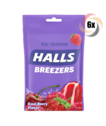 6x Bags HALLS Breezers Cool Berry Flavor Cough Drops | 25 Drops Per Bag - €26,72 EUR
