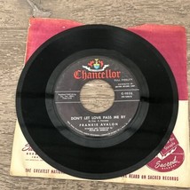 45 Rpm Record 7&quot; Frankie Avalon Don&#39;t Let Love Pass Me By / Togetherness Vg+ - £3.73 GBP