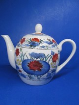 Williams Sonoma Grande Cuisine Ceramic Floral Teapot EUC - £14.94 GBP