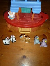 Fisher Price Little People Noah&#39;s Ark Play Set with Noah and 6 animals - £15.40 GBP
