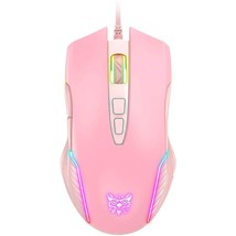 Rgb Gaming Mouse Wired, Usb Optical Computer Mice With Rgb Backlit, 6 Adjustable - £31.62 GBP