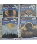 Four (4) Unibody ~ Soft Stretch ~ Face Masks ~ One Size ~ Animal Masks ~... - $20.46 CAD