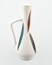 Dumler and breiden vase model 339 leaf pattern mid century West German p... - $44.53