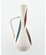 Dumler and breiden vase model 339 leaf pattern mid century West German p... - $44.53