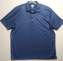 Greg Norman Golf Polo Shirt Mens XXL Blue Geometric Play Dry - $19.99