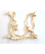 Vintage Costume Small &amp; Medium Shell Necklace Single Strand 17.5&quot; Glosse... - €3,37 EUR