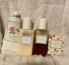 Vintage Crabtree &amp; Evelyn Summer Hill Body Lotion Shower Gel Soap Hand Therapy - £36.05 GBP