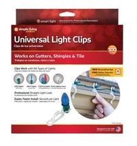 Simple Living Solutions: Professional: Universal Light Clips: 100 Count: New - £11.28 GBP
