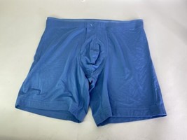 2xist Modal Luxe Boxer Brief 6in Underwear Cera Blue Mens Size M - $35.00