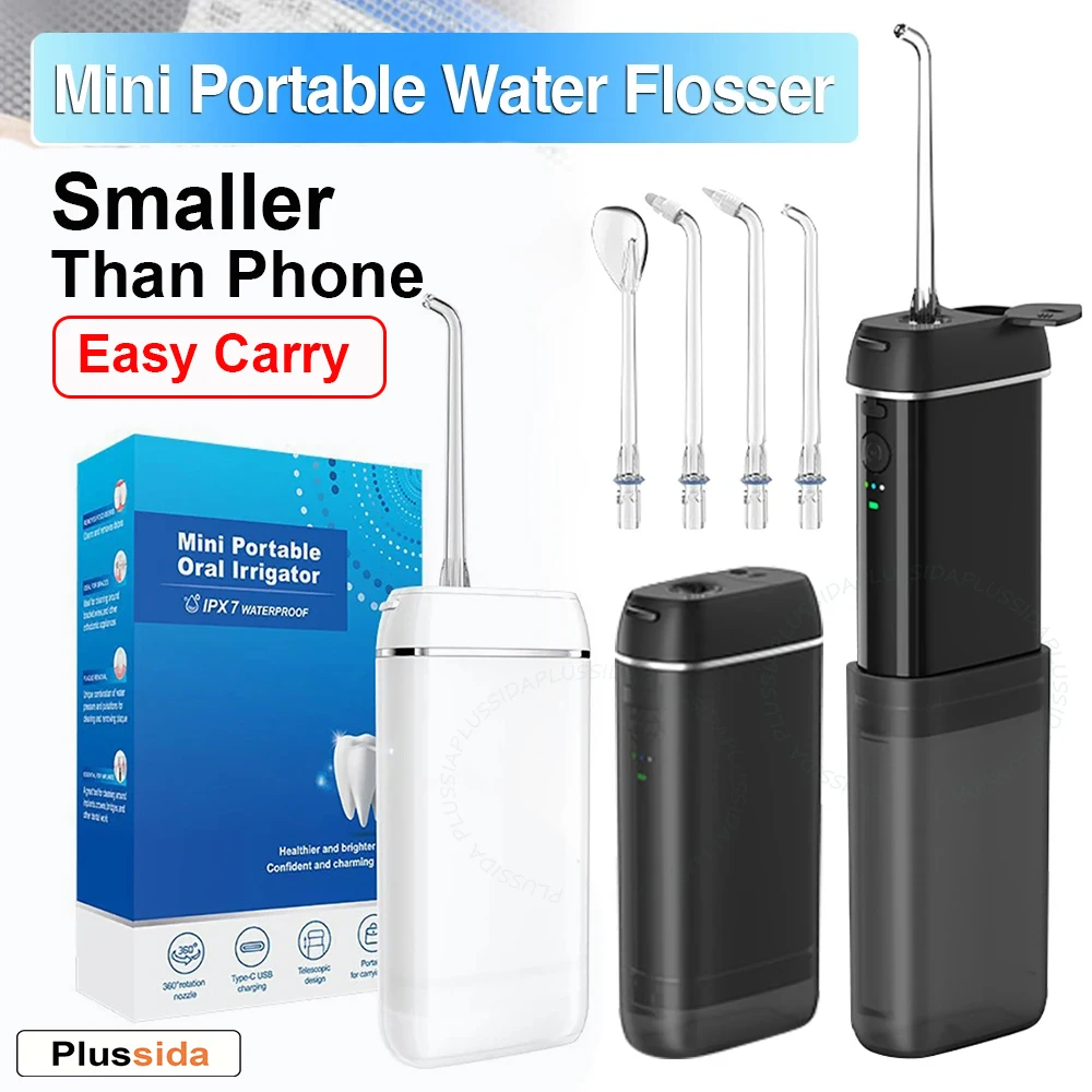 Portable Oral Irrigator Dental Water Jet Water Flosser Pick Toothpicks F... - $49.76