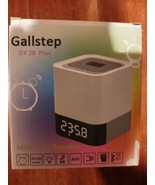 Bluetooth Speaker Clock Digital Alarm Mini HiFi Color Night Lights Galls... - £28.55 GBP