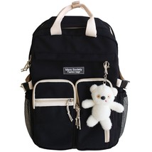 Female Student Cool Laptop Backpack Cute Fashion Book School Bag Women Nylon Kaw - £38.47 GBP