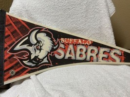 &quot;RARE&quot; 1990&#39;s &quot;Buffalo Sabres&quot; FULL SIZE PENNANT MADE BY WINCRAFT - £20.50 GBP