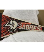 &quot;RARE&quot; 1990&#39;s &quot;Buffalo Sabres&quot; FULL SIZE PENNANT MADE BY WINCRAFT - £20.21 GBP