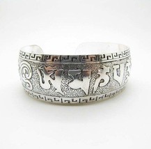 Truly Beautiful NEW Tibetan Silver Cuff Bracelet~Adjustable~Gift Bag Included - £69.39 GBP