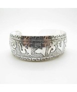 Truly Beautiful NEW Tibetan Silver Cuff Bracelet~Adjustable~Gift Bag Inc... - £69.97 GBP