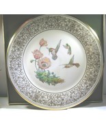 Lenox China Boehm 1974 &quot;Rufous Hummingbirds&quot; Plate New in Original Boxes - £42.51 GBP