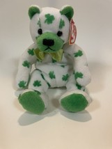 Ty Beanie Buddy &quot;Clover the St. Patricks Day Bear&quot; Plush, Stuffed Animal... - £7.11 GBP