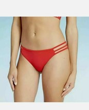 Shade &amp; Shore Women&#39;s Strappy Side Cheeky Bikini Swim Bottom Sz S (4-6) ... - £7.49 GBP