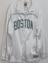 Boston Celtics NBA Vintage 90s Nike Sewn Scripted White Shooting Warm Up XL - £46.82 GBP