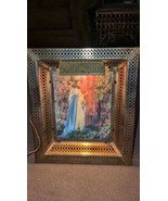 Vintage 3D Holographic Lighted Frame of Jesus Knocking at the Door  - £59.19 GBP