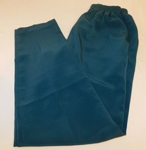 Maggie Sweet Women&#39;s Ladies Long Pants Slacks Teal Size S small GUC Pre-owned - £16.45 GBP