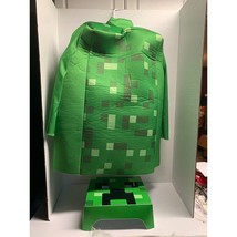 Disquise Minecraft Green Boys Medium 7 8 Costume Dress Up Halloween BodySuit Mas - £18.18 GBP