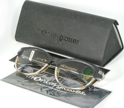 Monkeyglasses Isak 47 Brushed GRAY-ANTHRACITE / Horn Eyeglasses Monkey 50-17-135 - $97.90