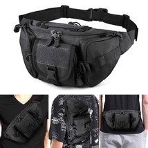 M7 Tactical Fanny Pack Bumbag Waist Bag Military Hip Belt Outdoor Hiking Fishing - £27.25 GBP