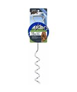 Westminster Pet Products Pet Expert 15&#39; Cable &amp; 16&quot; Spiral Corkscrew Stake, - $614.29 MXN
