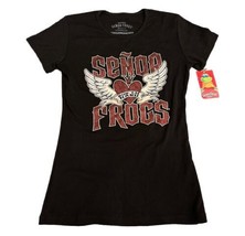 Senor Frogs Shirt Teens Size L Vallarta Mexico Black Ride Em Hard NWT Gl... - £12.89 GBP