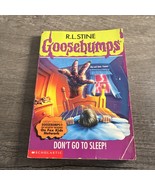 Goosebumps #54 Don’t Go To Sleep, 1st Print (no insert) R.L Stine - $20.19 CAD