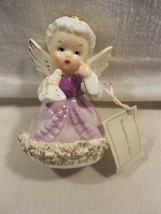 Vintage Fine A Quality Japan Ceramic Days of Week Wednesday Angel Figurine w/Tag - £13.32 GBP