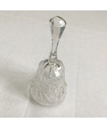 Cut glass hand bell collectible decorative small bell dinner bell  - $21.73