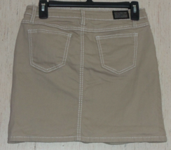 Excellent Womens Earl Jean 5 Pocket Beige Denim Skirt Size 4 - £19.91 GBP