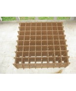 Cardboard Dividers 5 Sets 12" X 12" X 3" High 64 cell A 12-3-09 - $15.20 CAD