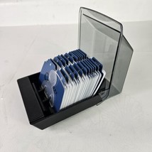 Unused Vintage Rolodex XR-40 Flip Case Organizer W/ Rolodex Cards Small ... - $21.77