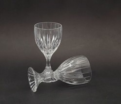 Mikasa Park Lane Wine Glasses Goblets Crystal 6 5/8” Set of 2 Germany - £24.19 GBP