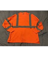 Wolverine Hi Vis Reflective Work Shirt Orange Long Sleeve Safety ANSI XL - $354.79 MXN