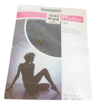 Vintage Hudson Tights for Women Black Application at Ankle Patterned 40 to 42 M - £14.06 GBP