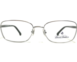 Brooks Brothers Eyeglasses Frames BB497 1558 Black Silver Rectangle 52-1... - £58.22 GBP
