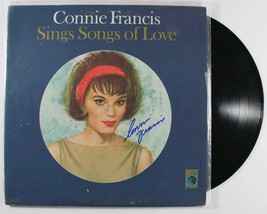 Connie Francis Signed Autographed &quot;Songs of Love&quot; Record Album - £31.92 GBP