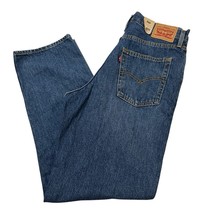 Levis Jeans Womens 29x31 94 Baggy Straight Leg Denim Dark Wash Mid Rise ... - €33,21 EUR