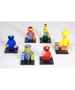 SESAME STREET Minifigure Set +Stands Elmo Big Bird Ernie Bert Cookie Mon... - £13.36 GBP