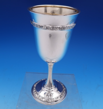 Meadow Rose by Wallace Sterling Silver Water Goblet GW #B323 7&quot; x 3 1/4&quot;... - $484.11