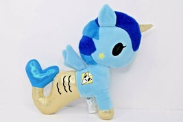 TokiDoki Mermicorno Corsica Blue Plush 10 1/2&quot; Tall Stuffed Animal - £11.68 GBP