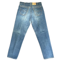 Levis 540 Jean Men 34 Leather Tab Relaxed Tapered Denim Pant 34x32 VTG 80s RARE - £43.13 GBP