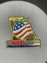 The NRA Foundation Teach Freedom National Rifle Association Hat Lapel Pin - $11.88